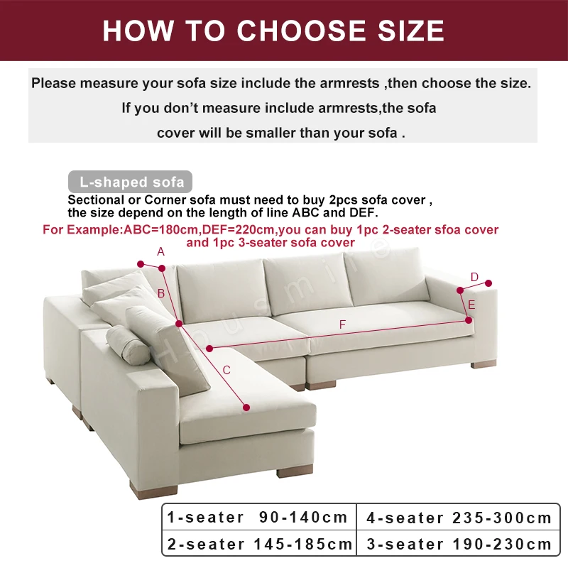 Geometric Elastic Sofa Covers for Living Room Needs Order 2 Pieces Sofa Cover If L-style Sectional Corner Sofa capa de sofa 3