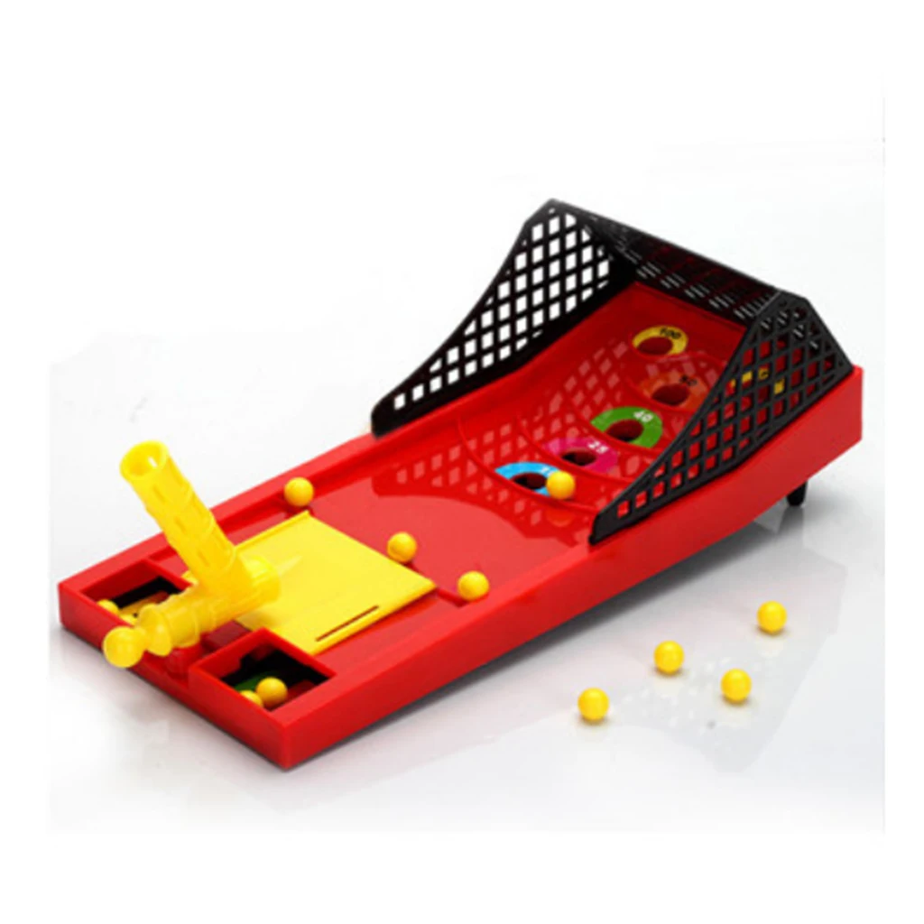 Desktop Pinball Machine Board Indoor Outdoor Game Developmental Toy Gift