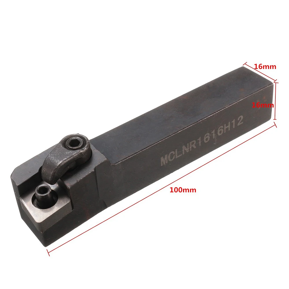 

Hot New MCLNR 1616H12 + MCLNL 1616H12 Lathe Index Turning Tool Holder + 4Pcs Wrenches for CNMG1204 16x16m