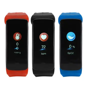 

Automatic Digital Heart Rate Blood Pressure Monitor IP67 Waterproof Intelligent Watch Smart Bracelet Sphygmomanometers Pulsomete