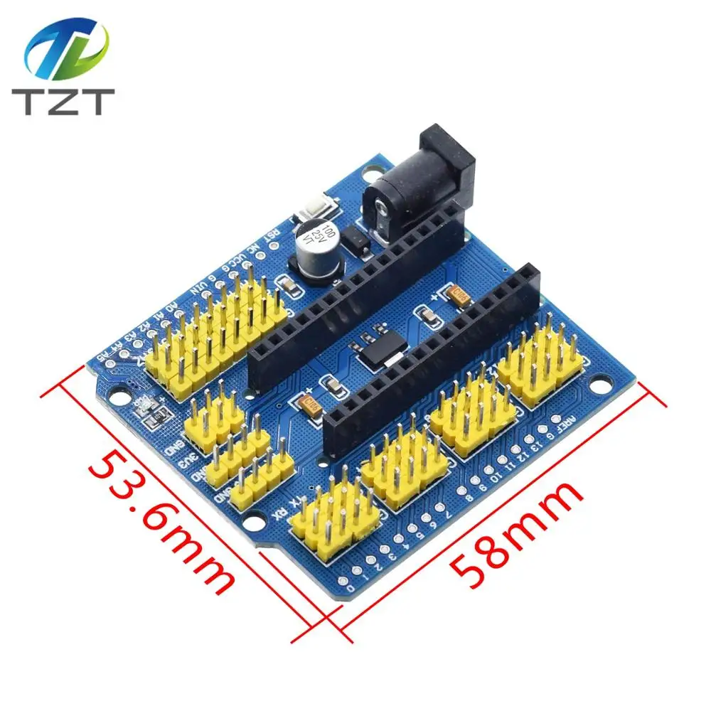 NANO I/O IO датчик расширения щит модуль для Arduino UNO R3 Nano V3.0 3 0 контроллер совместимая