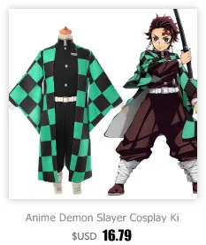 Аниме «Demon Slayer», косплей, Kimetsu No Yaiba Tanjiro Kamado, униформа, костюмы для косплея, мужские топы, штаны, костюмы на Хэллоуин, CS088