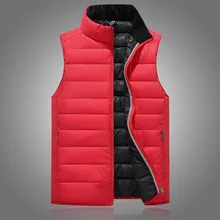 Новинка, стильный мужской осенне-зимний Повседневный хлопковый жилет в Корейском стиле, Модный хлопковый жилет