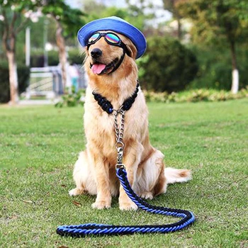 

Basic Dog Collar Nylon Dogs Lead Rope Large Dog Chain Samoyed Training Leash Collar Perro Coleiras Para Caes Big Harness DD55QY