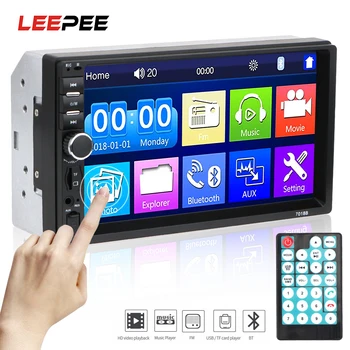 

LEEPEE Car Reversing Display 2Din Car Radio Player 7010B /7012B/7018B Car 7" MP5/FM Player Touch Screen HD Multimedia Player
