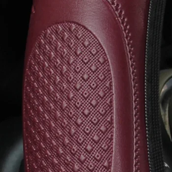

Accessories Steering Cover Anti-slip Leather Vintage Wear-resistant Car