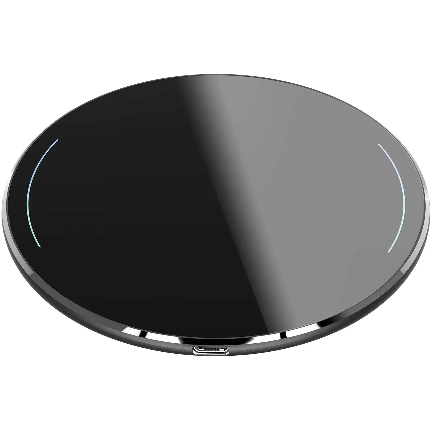 

Wireless Charger Upgraded, Ultra Thin Aviation Aluminum [Sleep-Friendly] FastCharging Pad for iPhone Xs, XR, Xs Max, X, 8 Plus