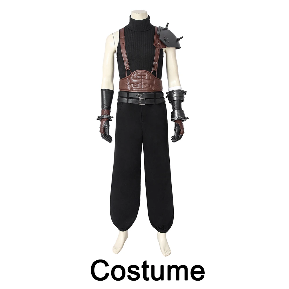 Cloud Strife костюм для косплея Final Fantasy VII Remake Ver 1 - Цвет: Costume