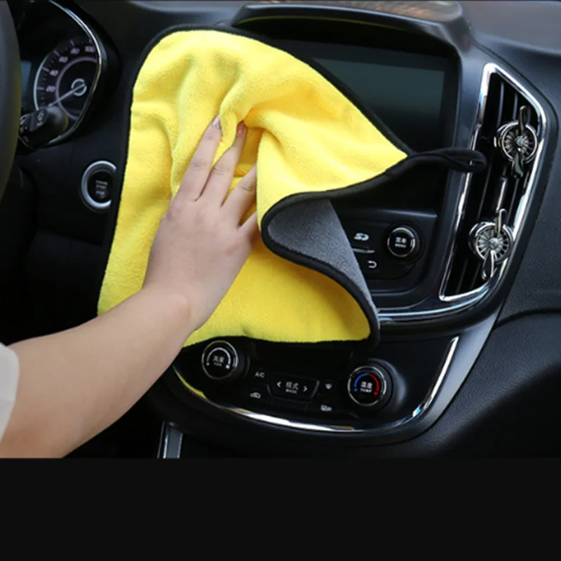 Полотенце из микрофибры для мытья автомобиля 30*30 см для Volkswagen VW Polo Jetta Golf 3 4 5 6 7 Beetle MK2 MK3 MK4 MK5 MK6 Touareg Jetta Bora CC