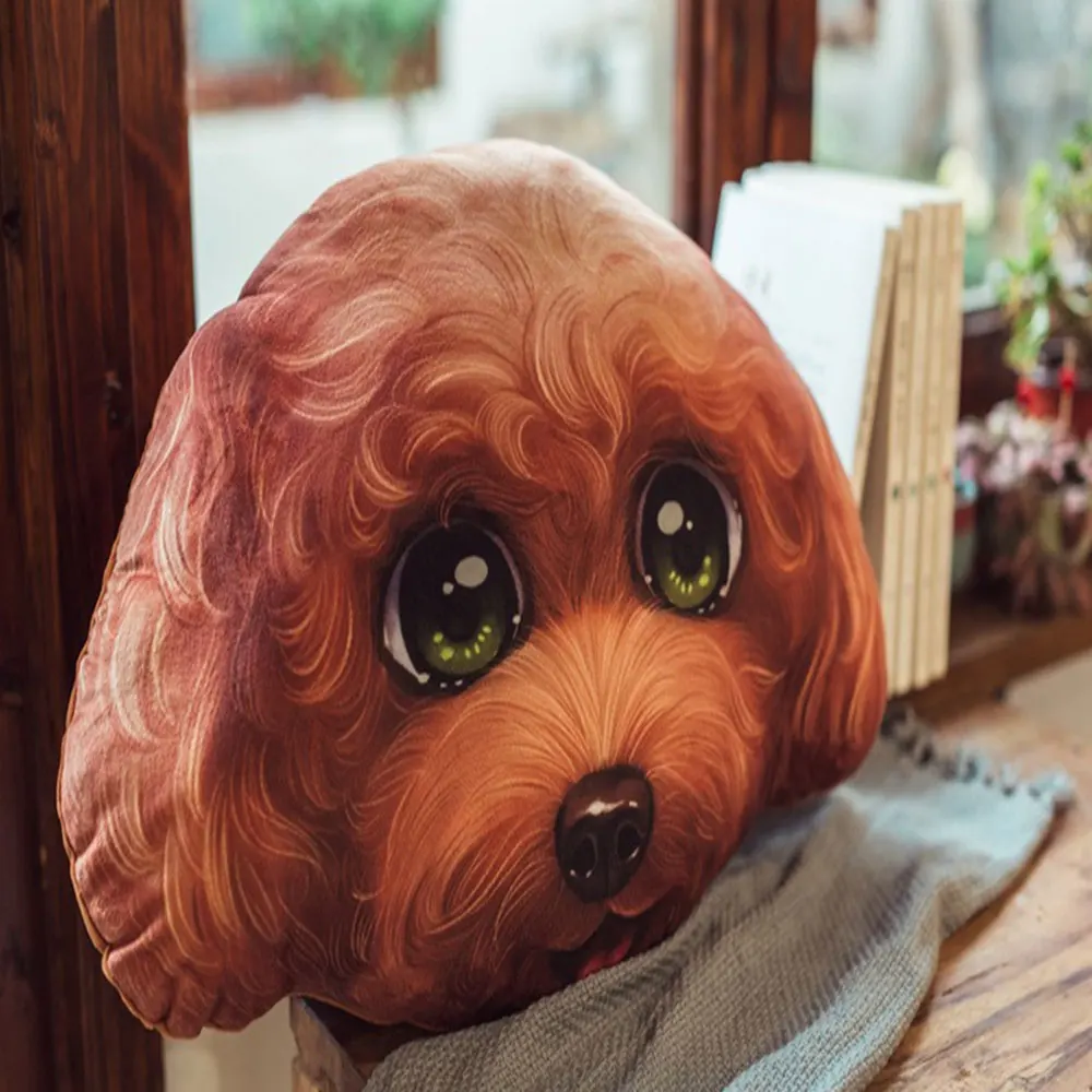 Новая подушка Милая имитация домашних животных 3D Собака Хаски корги Тедди Померанский диван в виде животного Подушка спальня Удобная