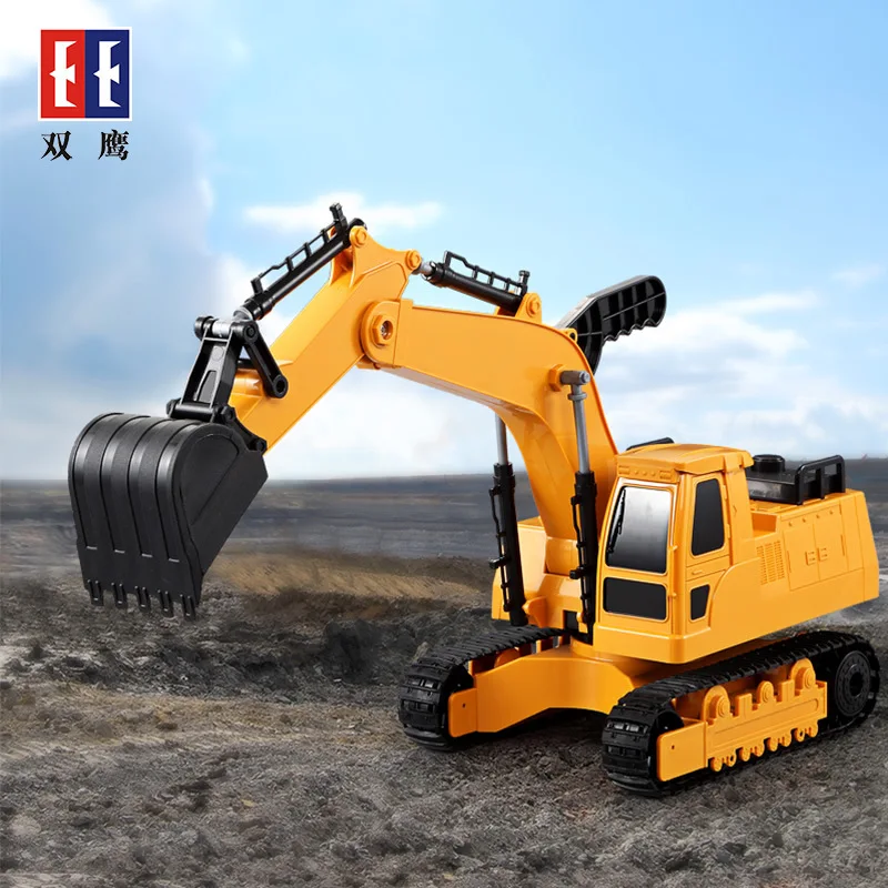

Double e E232-002 1: 20 Model Manual Engineering Vehicle CHILDREN'S Toy Car Crane Dump Truck Mixer Truck