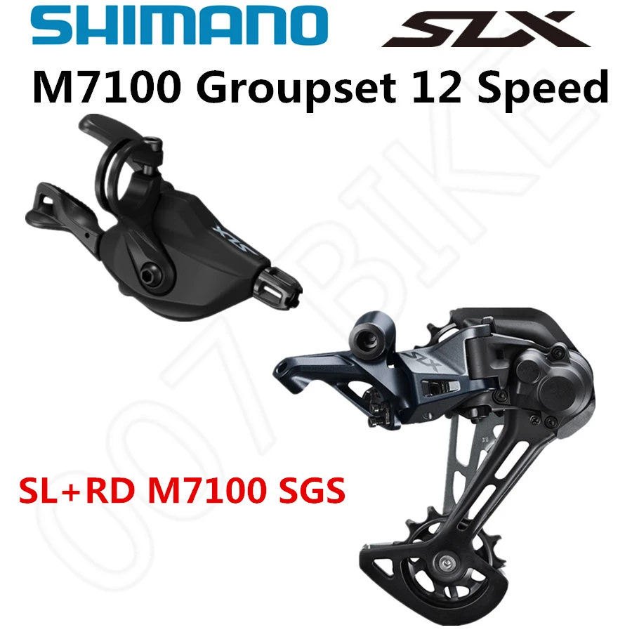 SL RD M7100 SGS SHIMANO DEORE SLX M7100 набор групп горного велосипеда 1x12-Speed SL+ RD M7100 задний переключатель m7100 рычаг переключения передач - Цвет: SL RD M7100 SGS