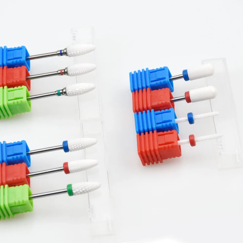

10 Type Ceramic Nail Drill Bit for Electric Manicure Drills Machine Accessories Dead Skin Nail File Cutter Manicure Pedicure