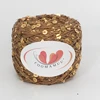 New 100% Cotton Knitting Yarn 50g/piece Пряжа Blingbling Sequins Yarn 6mm+3mm Laser Sequins DIY Garment Accessory 1