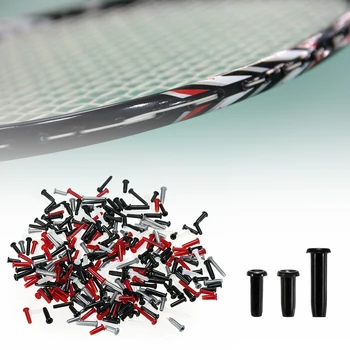 

1bag Badminton Racket Grommets Accessories Single Double Hole Racquet String Protector Nylon Eyelets Tools Universal Replacement