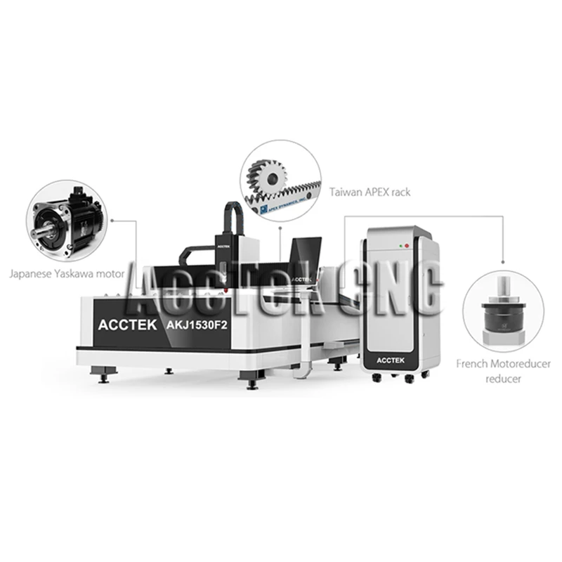 Горячая AccTek AKJ1530F2 дешевле cnc волоконно-лазерной резки на продажу