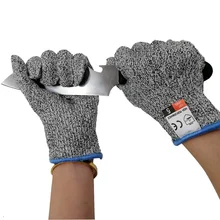 Перчатки с защитой от порезов, рабочие защитные перчатки, мужские перчатки с защитой от порезов, кухонные перчатки для мясника, термостойкие противопожарные перчатки, прочные перчатки для самозащиты