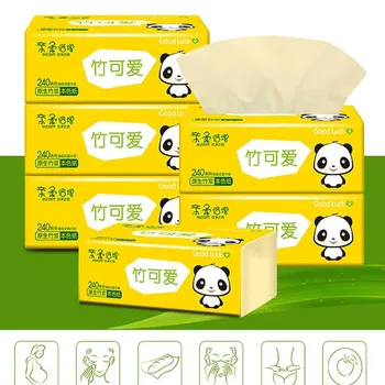 

Paper Print Interesting Toilet Paper Table Kitchen Paper Paper Towel Multi-fold Primary Color Four-layer Napkin Toilet Paper