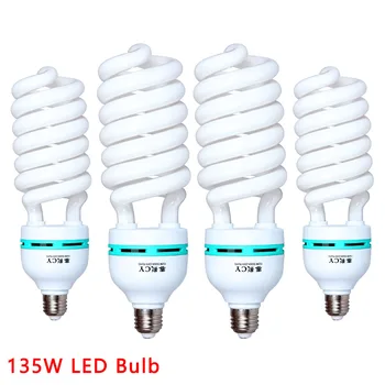 SH 135W LED Lighting Bulbs Photography Video Light Lamp Light Bulb Daylight E27 Socket For Softbox Photo Video Studio 1