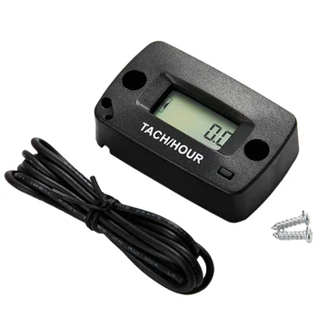

Ip68 Digital Inductive Tachometer Tach Rpm Hour Meter For Gas Engine Mower Atv Motorcycle Snowmobile Jet Ski Motocross Pit Bike