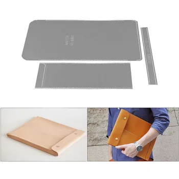 

Envelope Bag Sewing Pattern Acrylic Leather Template Leather Craft Stencil Template Tool DIY Set Leather Craft Supplies