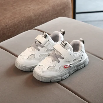 

Kids Leather Shoes Girls Sport Sneakers Children Mesh 2020 Spring Shoes Boys White Casual Shoes Trainer running Sports Sneakers