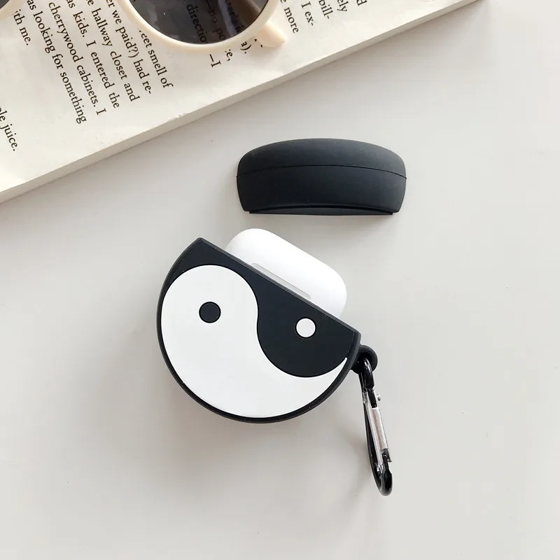 Для AirPods чехол Taiji bagua силиконовый защитный Bluetooth беспроводные наушники
