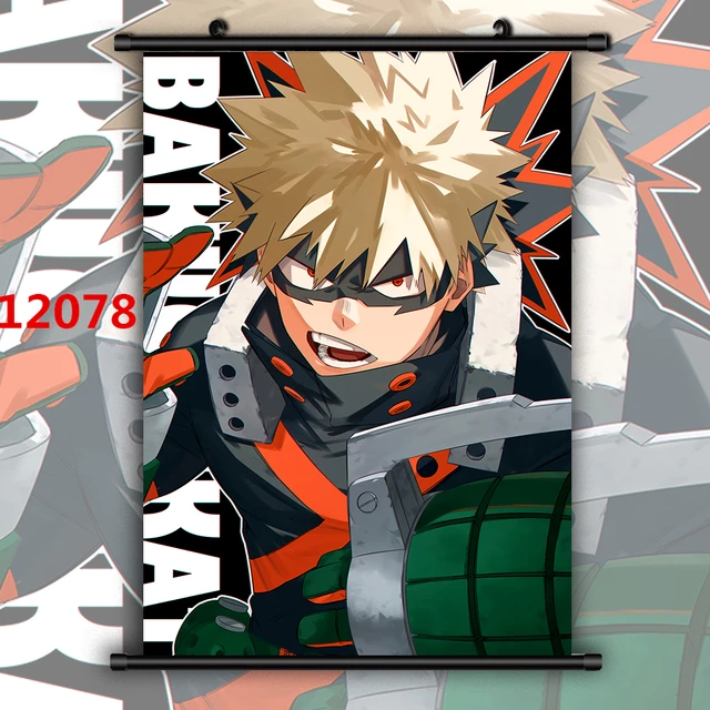 Boku no Hero Academia  Bakugou Katsuki Midoriya Izuku Yaoi  HD Print Wall Poster Scroll 12078