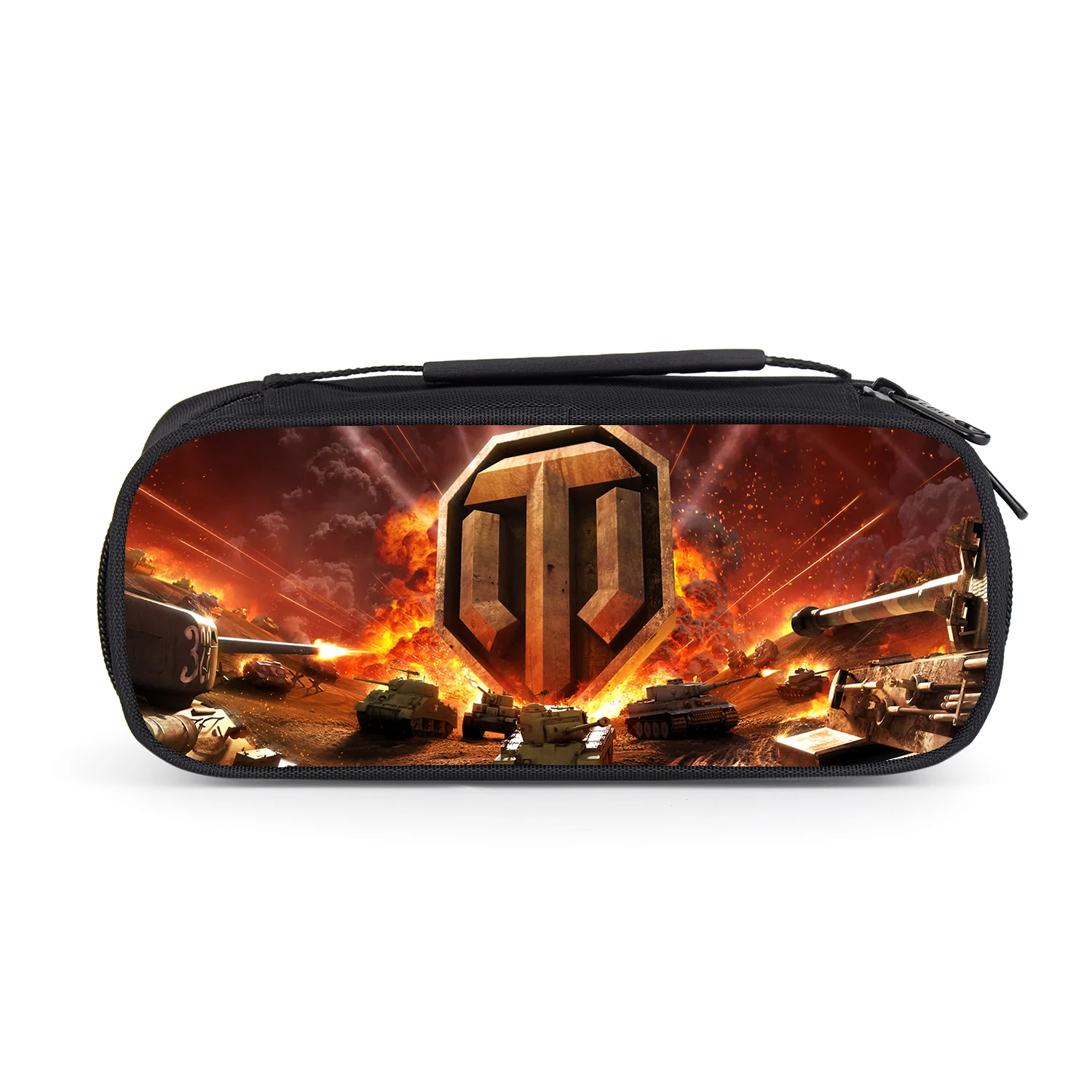 Gioco World Of Tanks Ragazzi Ragazze Cartoon Pencil Case Bag School Pouches Bambini Student Pen Bag Portafoglio Per Bambini