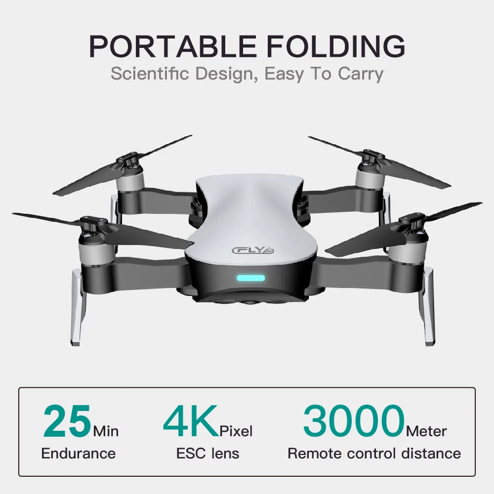 Дрон C-Fly Faith Pro радиус 2 км камера 4K HD на трёхосевом подвесе GPS FPV 5G WIFI VS SJRC F11 SG906 MAX |