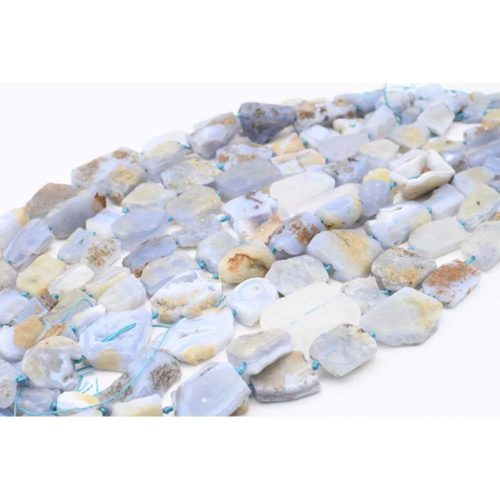 13x22mm AA Natural Smooth Purple agate irregular Original stone Beads For DIY necklace bracelet jewelry make 15 