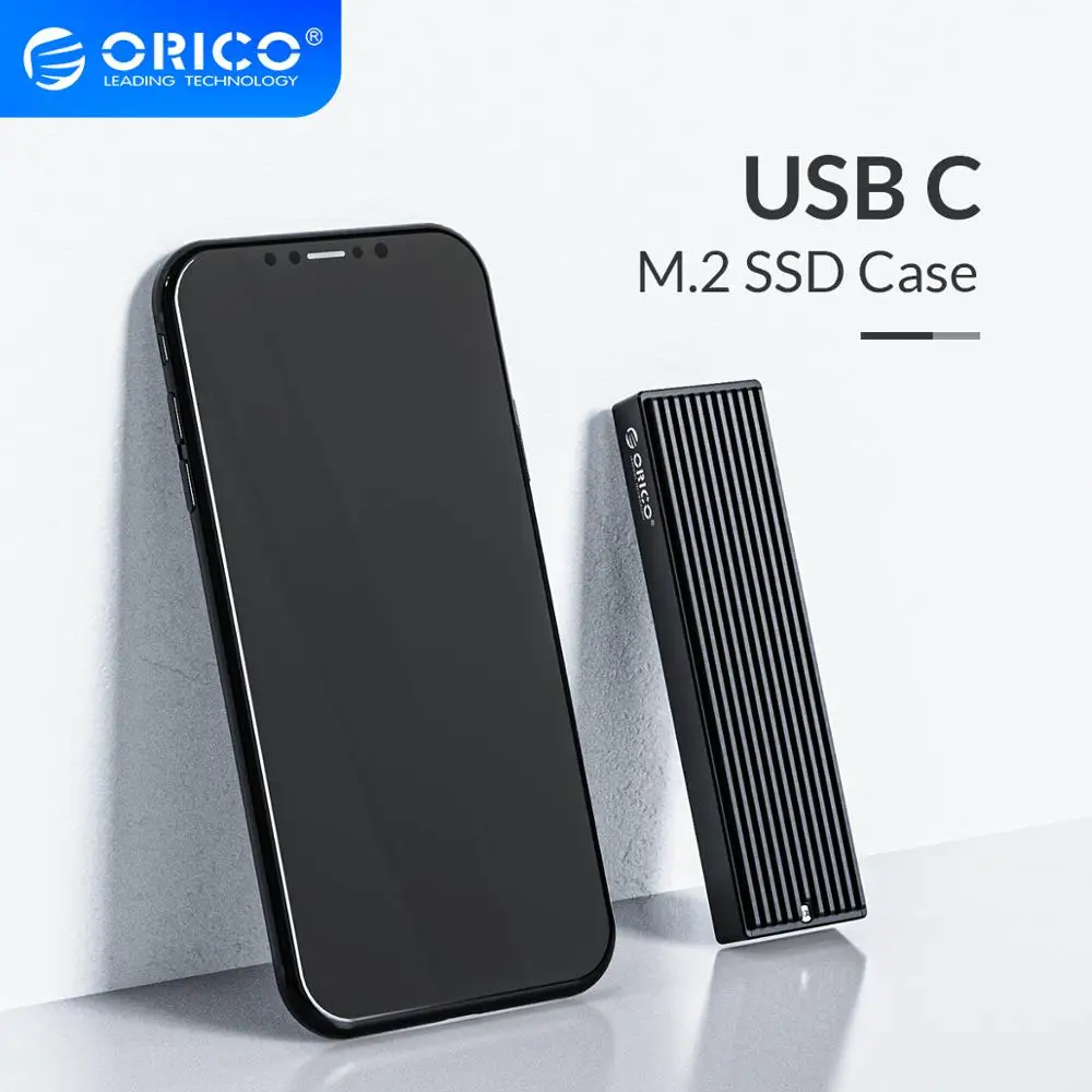 Корпус ORICO M.2 NVME USB C Gen2 10 Гбит/с PCIe SSD чехол для 2230/2242/2260/2280 M2 SATA NGFF 5 корпус