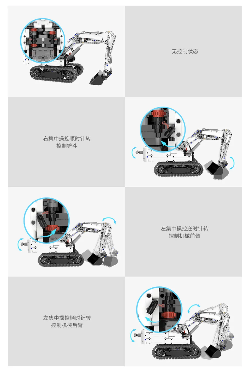 Xiaomi строительные блоки экскаватор Инженерная модель автомобиля моделирование крутые высокоточные детали строительные подарочные игрушечные блоки