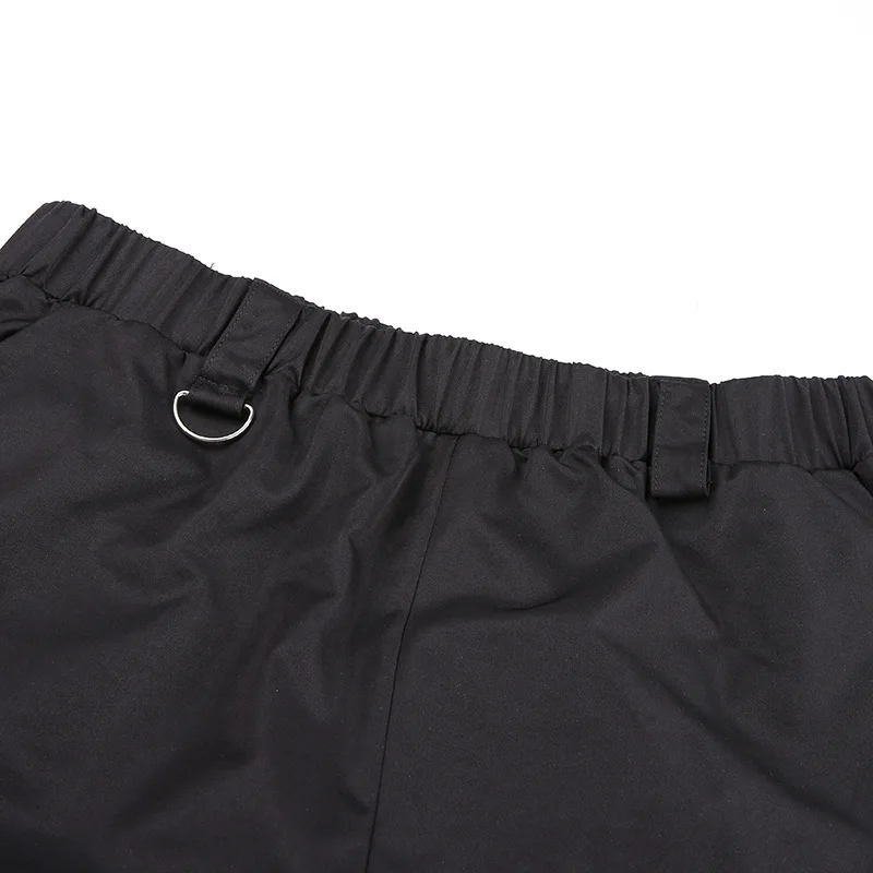 Нклаген уличная мода на молнии с вырезами, классные женские спортивные штаны осень высокая талия и бедра хоп Свободные повседневные брюки