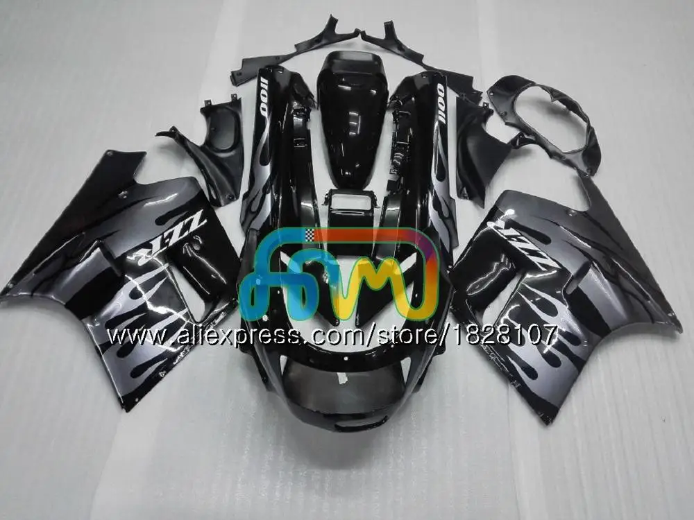 Корпус для KAWASAKI ZX-11R ZZR 1100ZZR1100 ZX11 R зеленого и белого цветов ZZR-1100 7BS. 7 ZX-11 ZX 11R ZX11R 90 91 92 1990 1991 1992 обтекатель - Цвет: No. 25