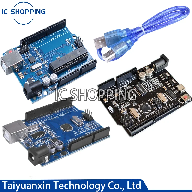 Официальная коробка UNO R3 ATMEGA16U2 + WiFi оригинальный чип ATMEGA328P CH340G для Arduino макетная