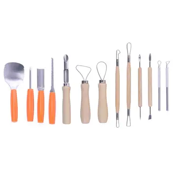 

1 Set Halloween Pumpkin Carving Tools Professional Carving Knives (Orange)