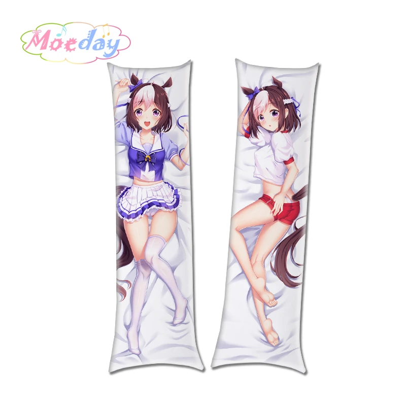 1 Umamusume: наволочка для подушки в стиле аниме «Pretty Derby Special Week Silence Suzuka» - Цвет: 1