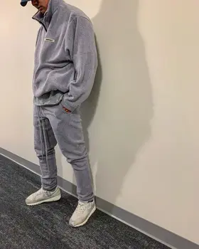 

2020ss 1:1 Quality FOG Essentials Sweatpants Men Women Winter Polar Fleece Warm FG HipHop Oversized Casual Pants Tracksuit