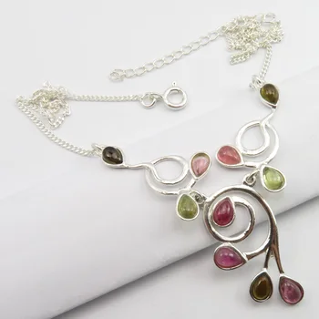 

Tourmaline Necklace 8.7 Grams Gift Engagement Jewelry