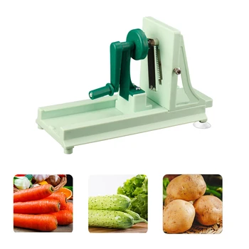 

Multifunctional Vegetable Cutter Manual Food Spiral Slicer Vegetable Chopper Fruit Cutter Potato Carrot Grater Kitchen Gadgets