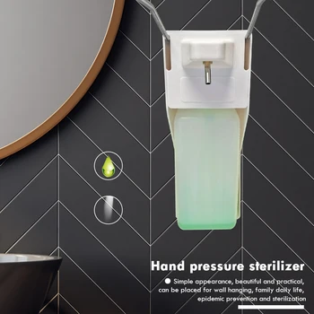 

1000ml Manual Soap Dispenser Sterilizing Wall Mount Hand Washer Pump Soap Bottle Shampoo Lotion Shower Gel Foam Bottles