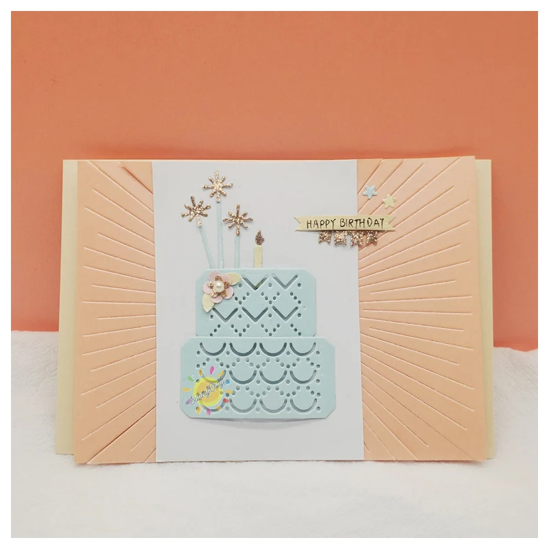 

Birthday Candle Cake Metal Cutting Dies for DIY Scrapbooking Album Cardmaking Decorative Embossing Making Greeting Card Paper
