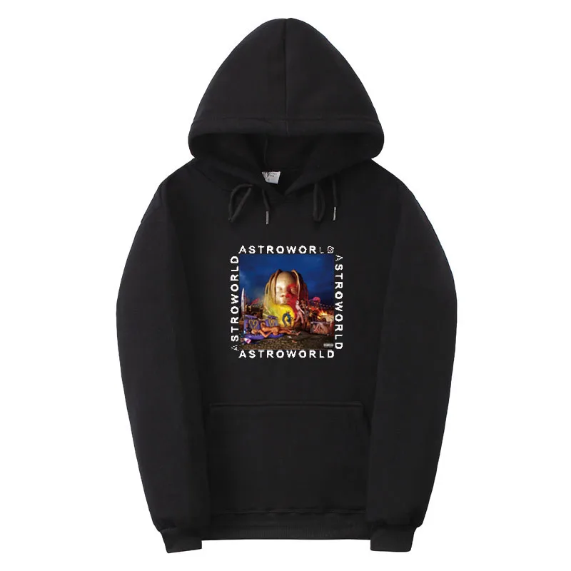 Толстовка ASTROWORLD яркое с изображением Трэвиса Скотта Тур астронавт логотип астромир толстовки Мужской Женский пуловер, Свитшот