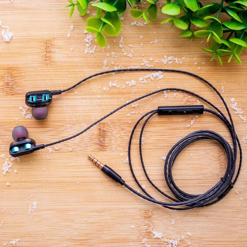 Спортивные наушники Bass градиент проводные вкладыши телефоны головные с