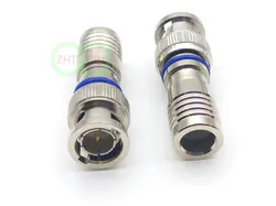 Conector coaxial macho BNC de 75 ohm, CABLE RG59, adaptador CCTV, nuevo