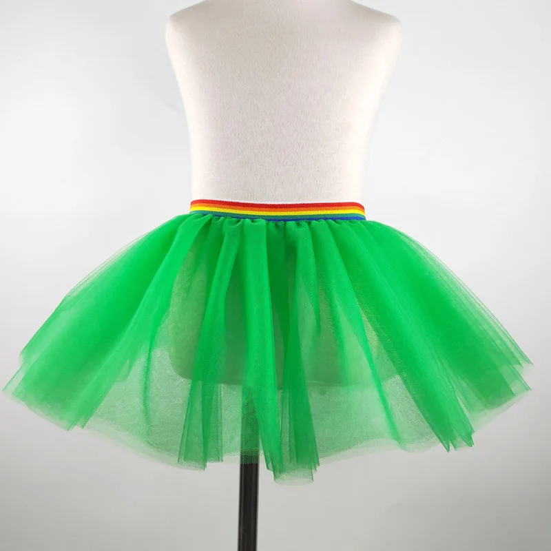 Green Princess Cosplay Tutu Skirt Kids Children Birthday Party Props Animal Costume Halloween Gift girl Christmas skirts