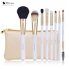 DUcare 8 piezas pinceles de maquillaje de pelo Natural maquillaje cepillo conjunto con bolsa de polvo de la Fundación cepillo de sombra de ojos pinceles de maquillaje ► Foto 2/6