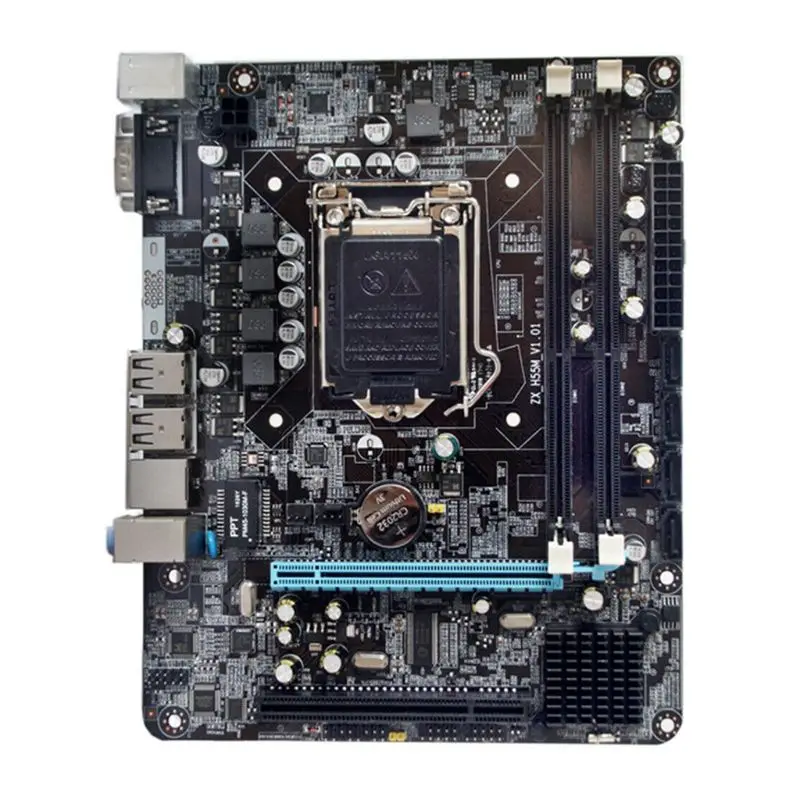 

P55-1156 Computer Mainboard Desktop Motherboard CPU High Performance Powerful USB 6 Channel X6HA