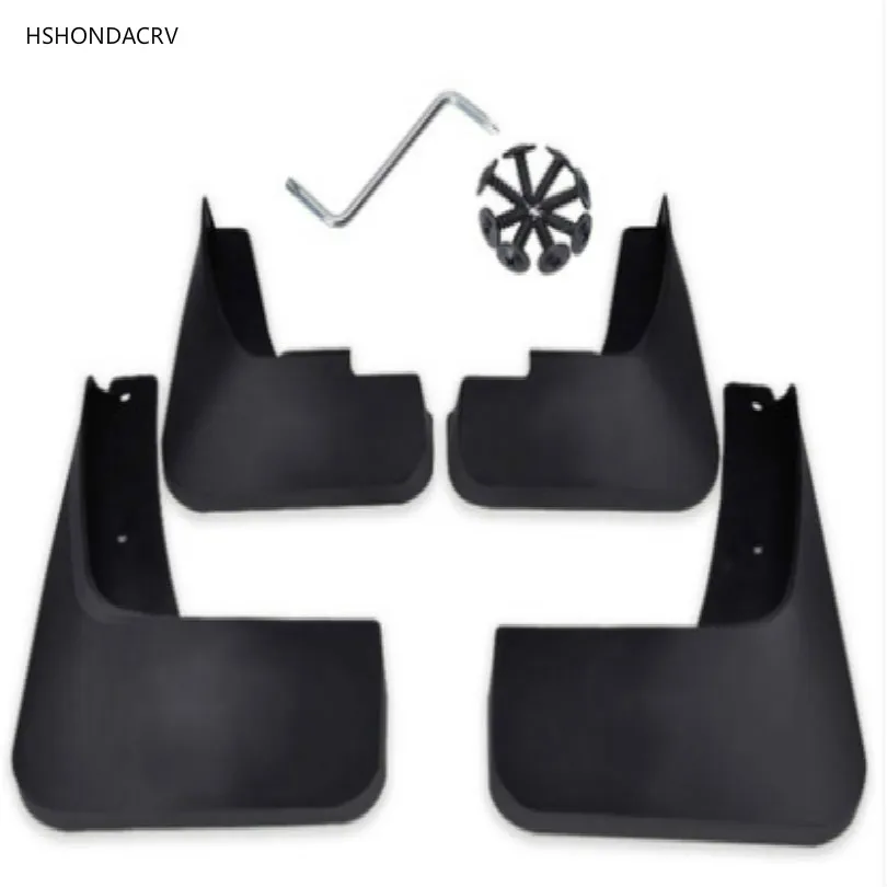 

HSHONDACRV Mudguards car Mud guard fender mudguard car flipper with install tools dustproof Mud proof free shipping